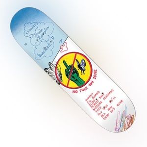 KROOKED MARK GONZALES NO FUN ZONE DECK